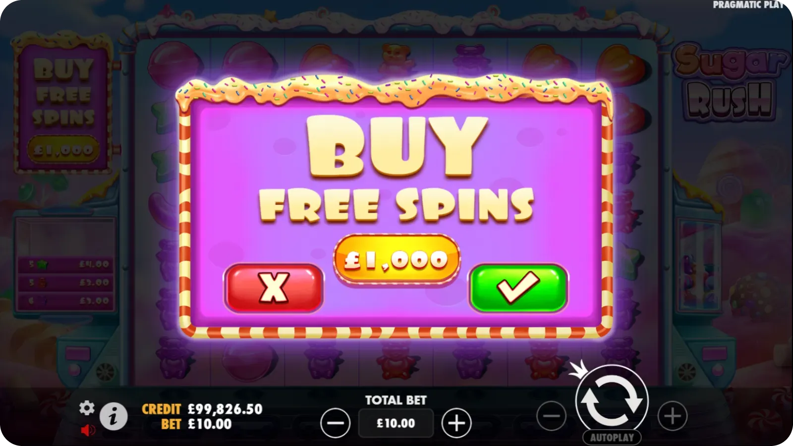 Sugar Rush Slot Buy Free Spins