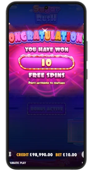 Sugar Rush Slot Game