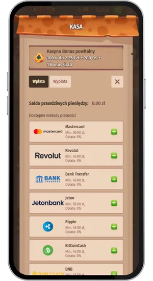 Wpłać środki i odbierz bonus